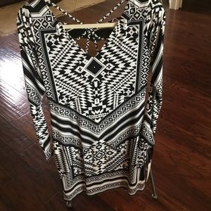 Hale Bob New with Tags never worn black and white dress
